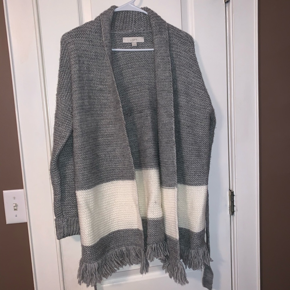 Fringed cardigan